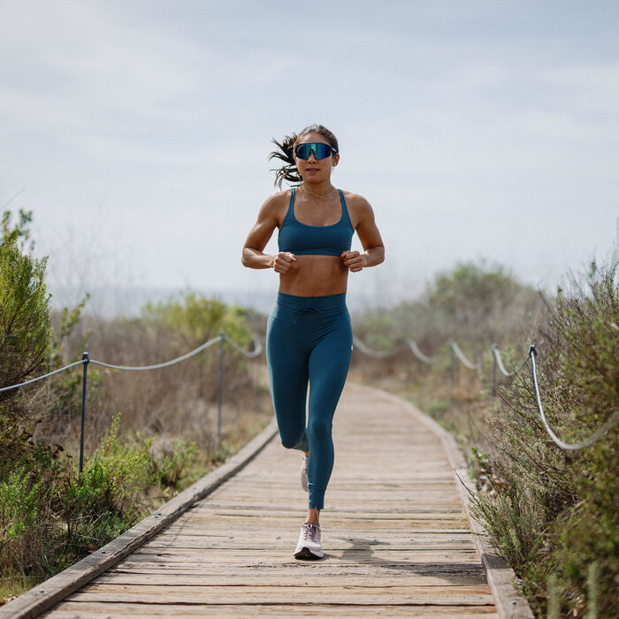 Domain, Matte Black + Polarized Blue Mirror Lens, hi-res