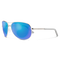 Aviator, Silver + Polarized Blue Mirror Lens, hi-res