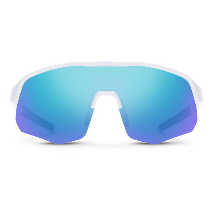 Cadence, White + Polarized Blue Mirror Lens, hi-res