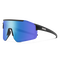 Domain, Matte Black + Polarized Blue Mirror Lens, hi-res