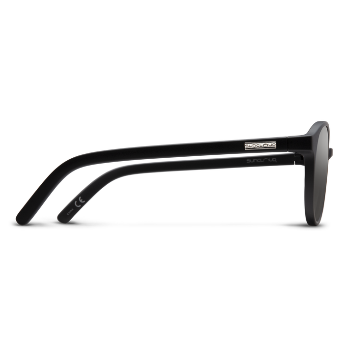 Lowkey, Matte Black + Polarized Gray Lens, hi-res