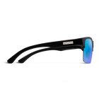Rambler Lite, Matte Black + Polarized Blue Mirror Lens, hi-res