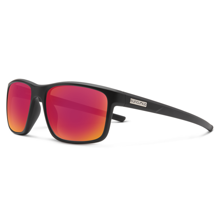 Respek, Matte Black + Polarized Red Mirror Lens, hi-res