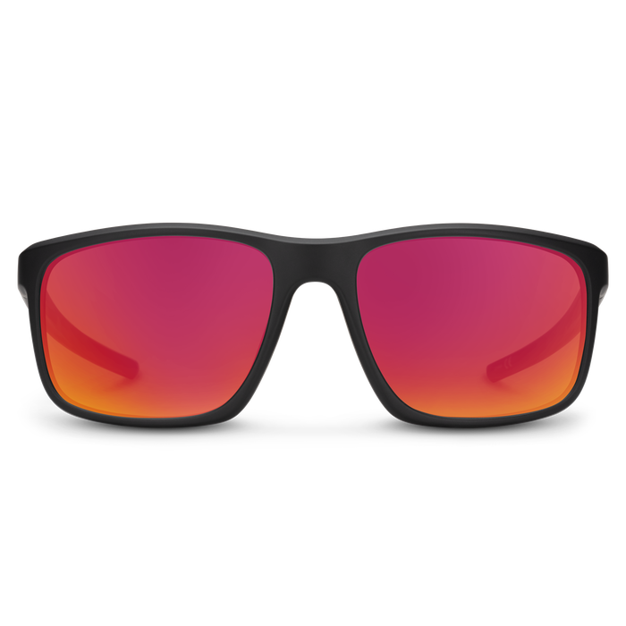 Respek, Matte Black + Polarized Red Mirror Lens, hi-res