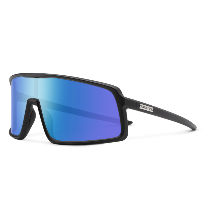 Upshot, Matte Black + Polarized Blue Mirror Lens, hi-res